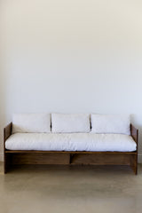 Drie Sitplek Boks Bank — Oak