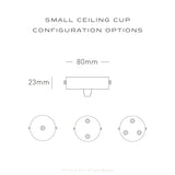 Small Copper Ceiling Cup
