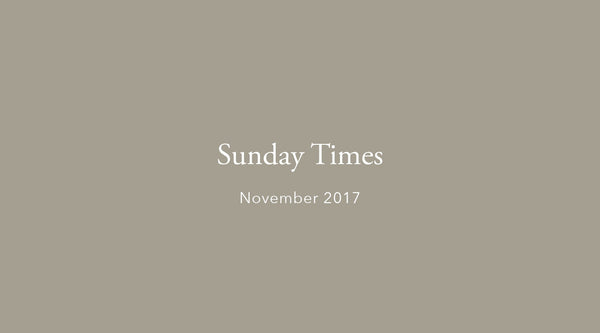 Sunday Times —  November 2017